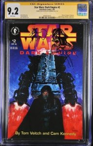 Star Wars : Dark empire ( 1992)  # 2 ( CGC 9.8 SS) Signed & Sketch  Dave Dorman