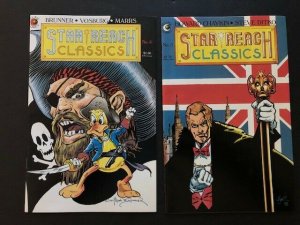 LOT OF 5-STAR REACH CLASSICS #1, 2(G/VG), 4, 5, 6 VERY FINE/NEAR MINT (PF970)