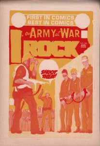 Our Army At War #248 Cover Color Proof & Separations - With Joe Kubert Notes