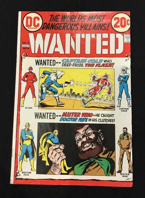 Wanted, The World's Most Dangerous Villains #8 (1973)