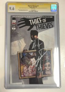 Thief of Thieves (2012) # 1 CGC 9.6 |Signed Kirkman Martinbrough Serrano Spencer