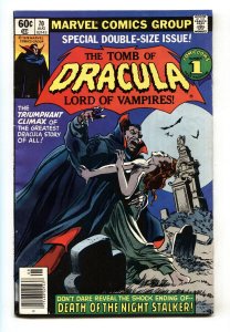 TOMB OF DRACULA #70 LAST ISSUE-MARVEL-HORROR