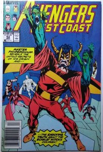 Avengers West Coast #52 (1989) Newsstand Edition