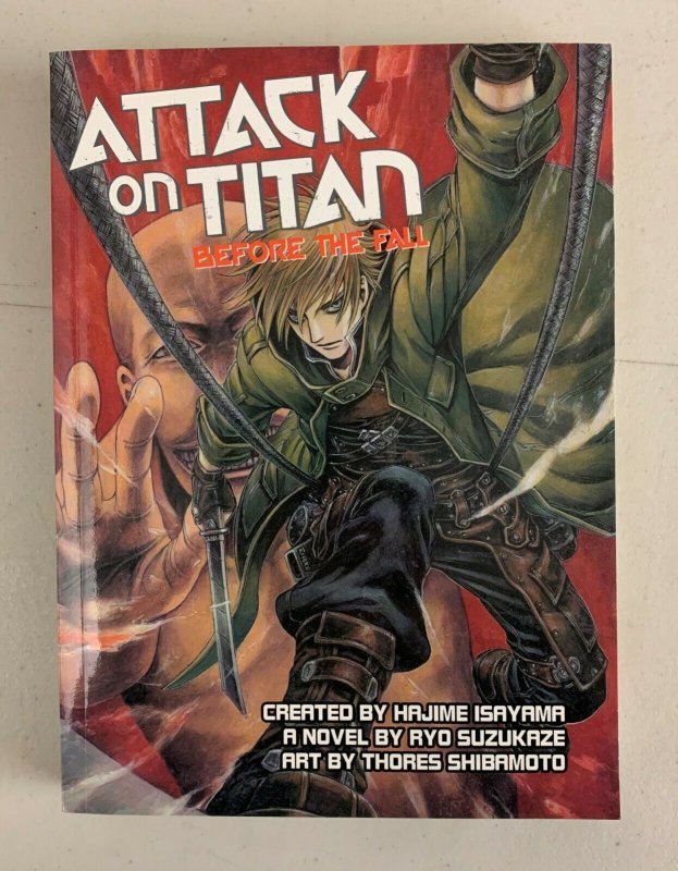 Attack on Titan Before the Fall Novel 2014 Paperback Ryo Suzukaze