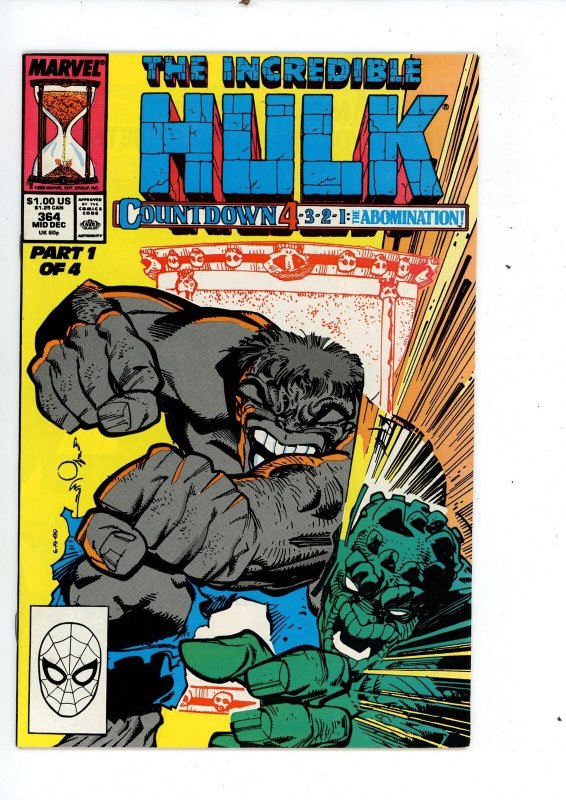 The Incredible Hulk #364 (1989) Hulk Marvel Comics