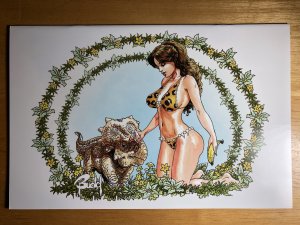 Cavewoman: Carrie's Oasis Diary Cover D - Budd Root (2017) w/ COA limite...