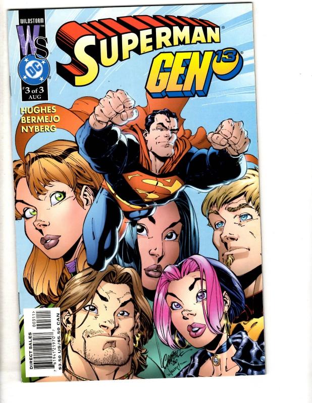 7 DC Comics Superman Gen 13 # 1 2 (2) 3 + Earth's End + Stealers + Gallery CR22