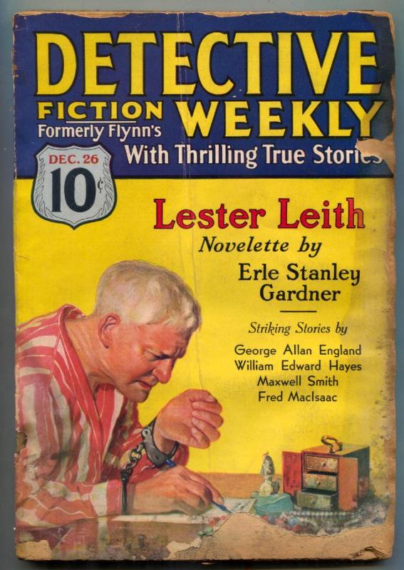 Detective Fiction Weekly Pulp December 26 1931- Lester Leith