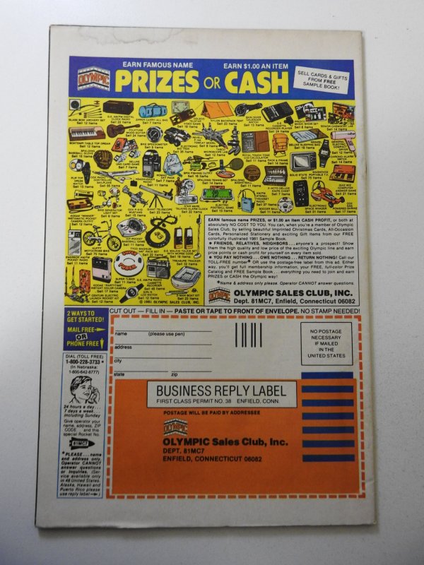 Marvel Team-Up Annual #4 (1981) VG+ Condition Moisture stain