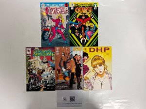 5 Indie Comics DHP # 73+Accident Man # 2+A.A # 15+Wire # 1+Catalyst # 4 8 JS50