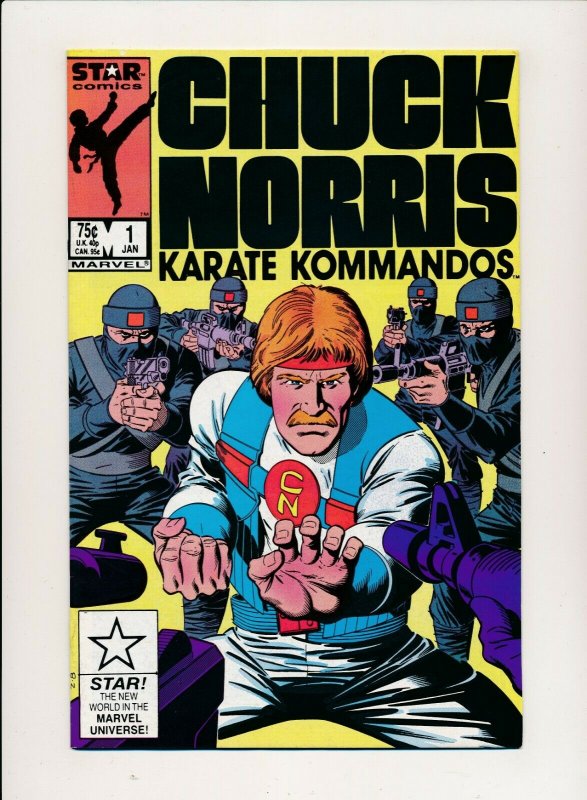 Star Comics CHUCK NORRIS Karate Kommandos #1 F/VF (PF942)