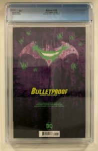 Batman #100 Bulletproof Comics Cover D (2020) CGC 9.8