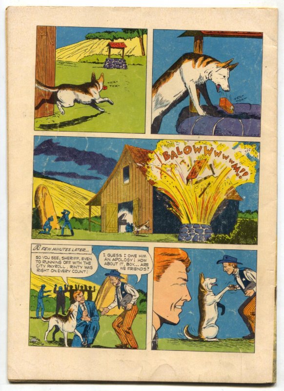 Rin Tin Tin #4  1954 - Dell  -VG - Comic Book