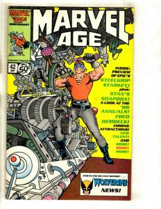 10 Marvel Age Marvel Comics # 40 41 42 44 45 46 47 48 49 50 Stan Lee NP10