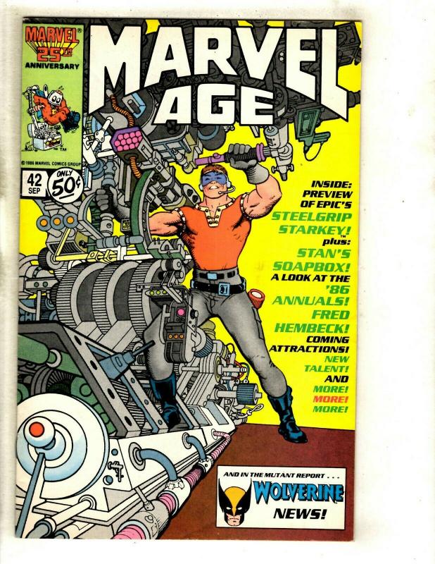 10 Marvel Age Marvel Comics # 40 41 42 44 45 46 47 48 49 50 Stan Lee NP10