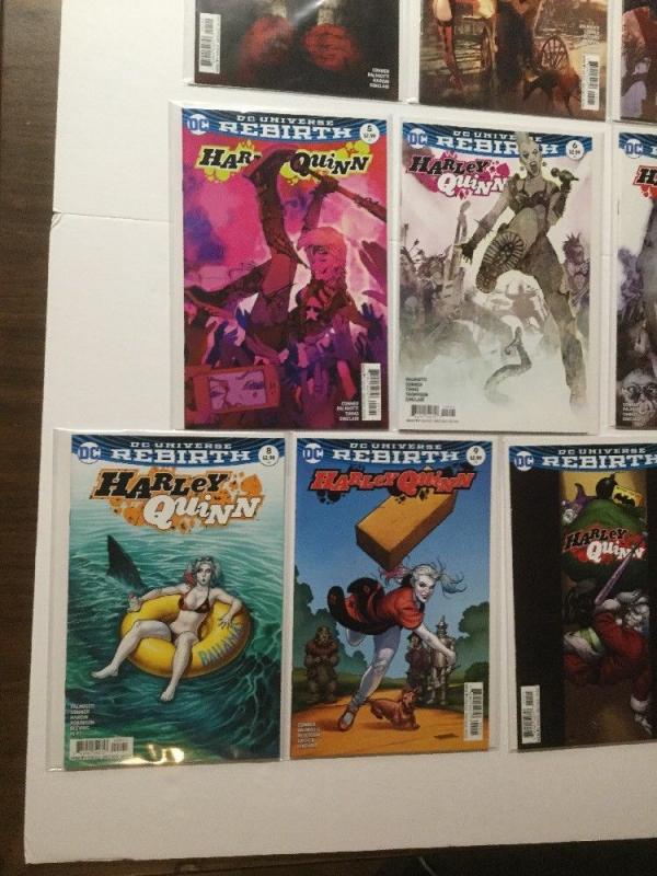 Harley Quinn Rebirth 1 2 3 5 6 7 8 9 10 11 Nm Near Mint Variant Set IK