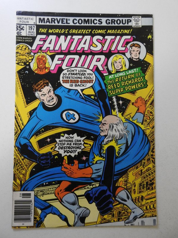 Fantastic Four #197 (1978) VG+ Condition moisture stain