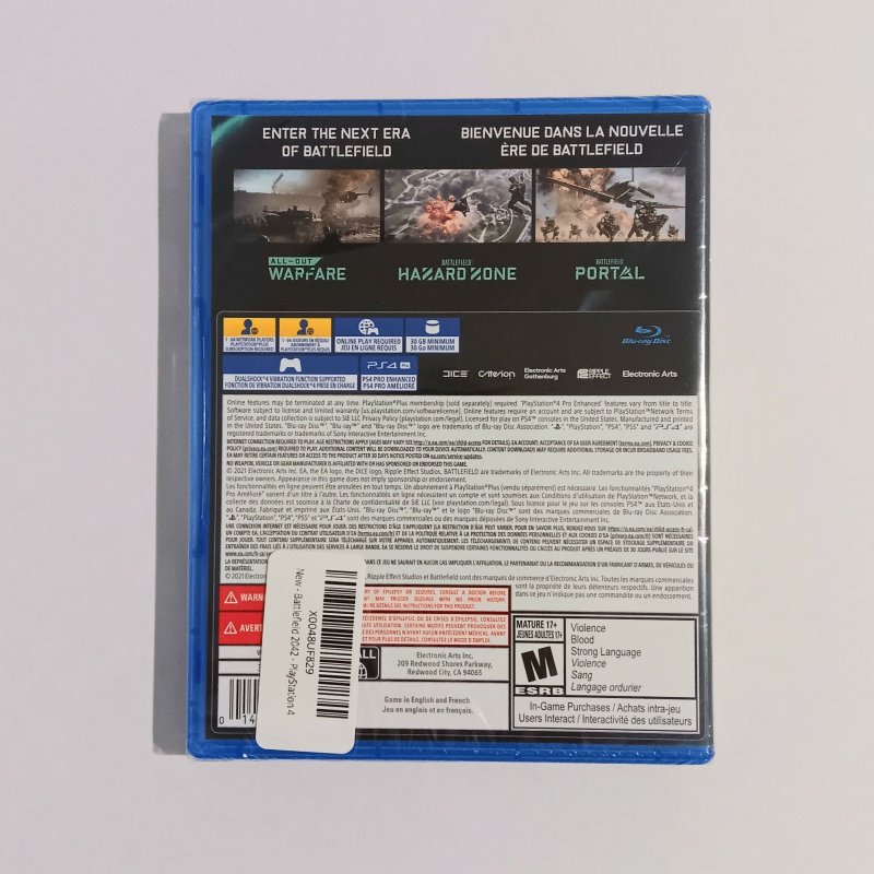 BATTLEFIELD 2042 | STANDARD | PLAYSTATION 4 | NEW IN BOX | FACTORY SEALED