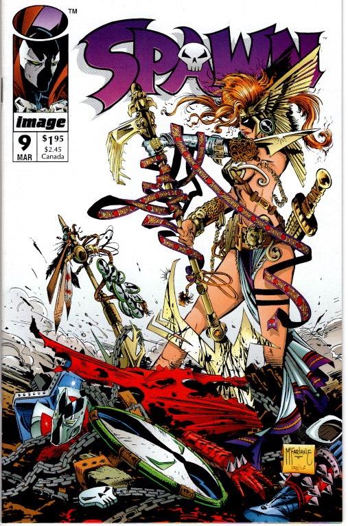 SPAWN #9 NEAR MINT 1ST ANGELA $7.50