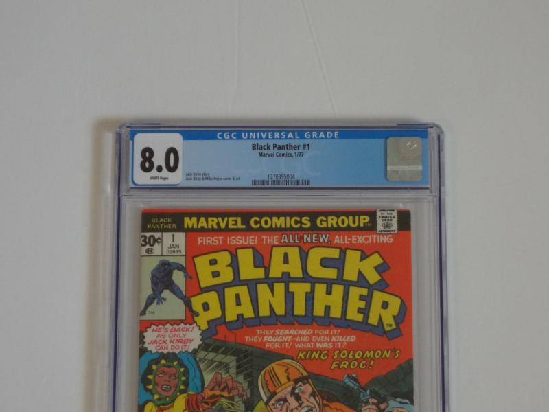 Black Panther #1 CGC 8.0; 1977 Jack Kirby!! 1st self-titled series!!