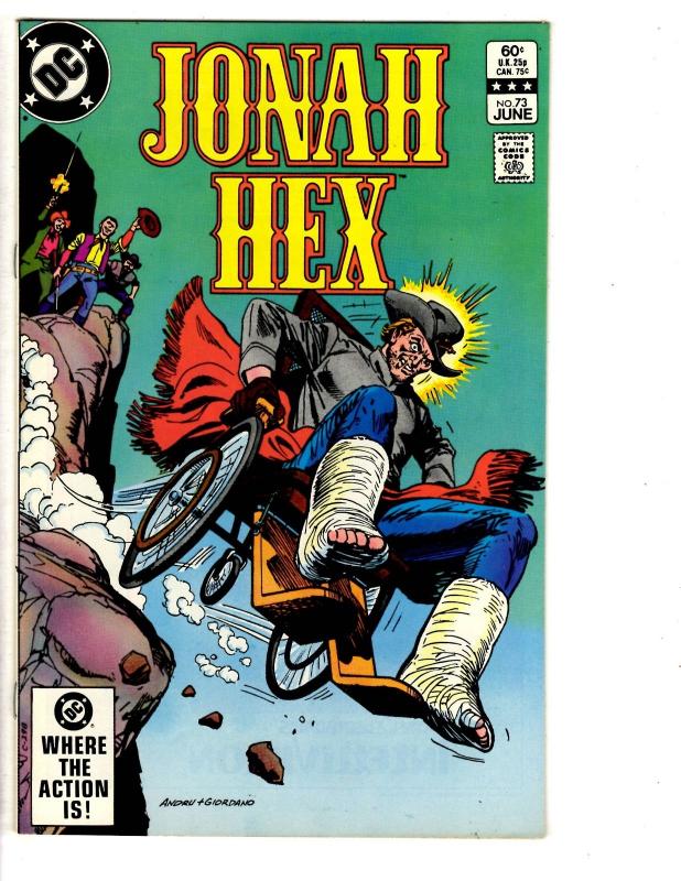 4 Jonah Hex DC Comic Books # 69 71 72 73 Western Cowboy Supernatural WT11