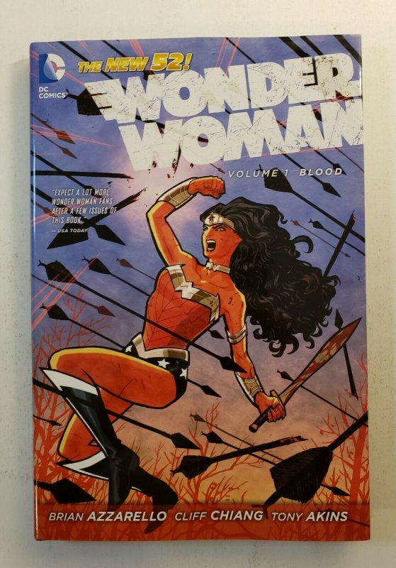 WONDER WOMAN VOL.1 BLOOD NEW 52 HARD COVER GRAPHIC NOVEL DC NM