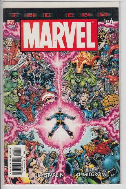 MARVEL THE END 1 2 3 4 5 6 COMPLETE 1-6 SET FULL RUN AVENGERS FF THANOS NM æ