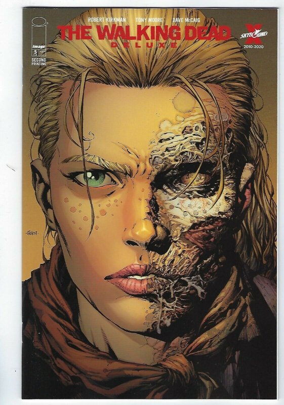 Walking Dead Deluxe # 1 2 3 4 5 6  2nd Print Set Finch & McCaig 