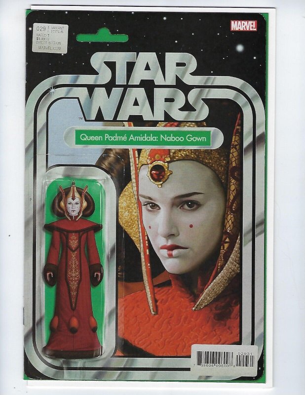 Star Wars #29 Christopher Action Figure Cover Queen Amidala (2023) {NM}