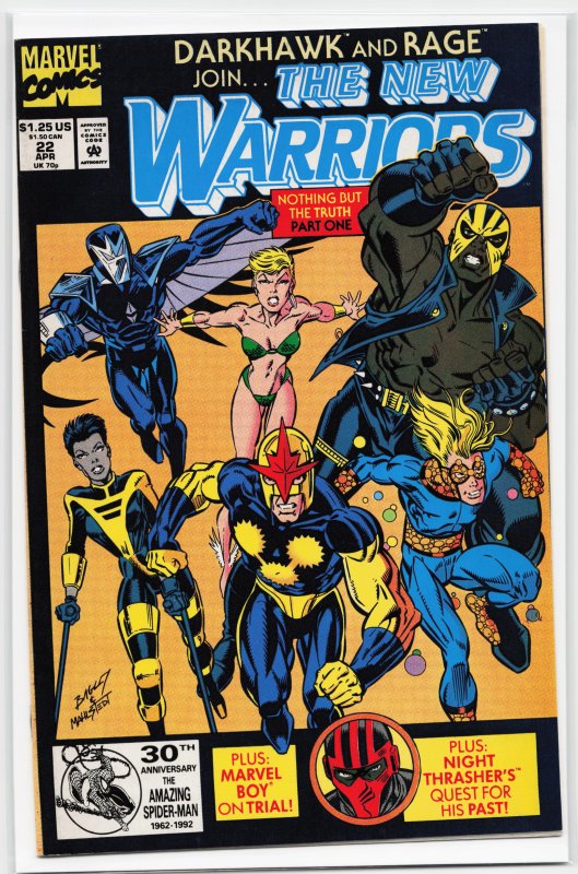 The New Warriors #22 (1992) New Warriors