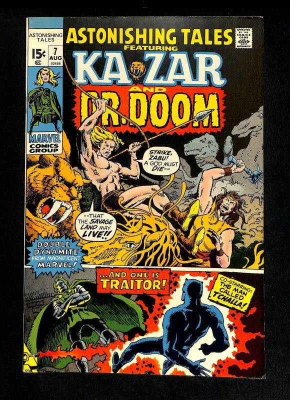 Astonishing Tales #7 Ka-Zar Doctor Doom!