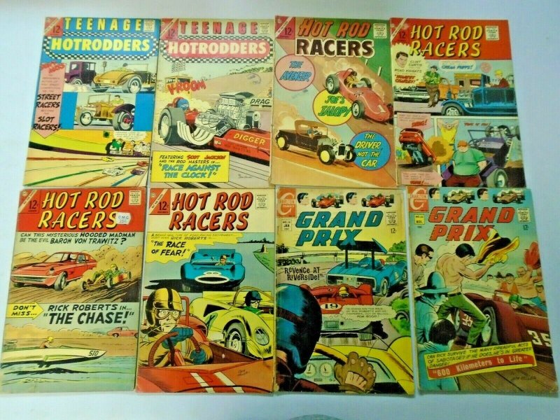 Silver Age Hot Rod Racers Wheels Comic Lot 24 Different Average 4.0 VG