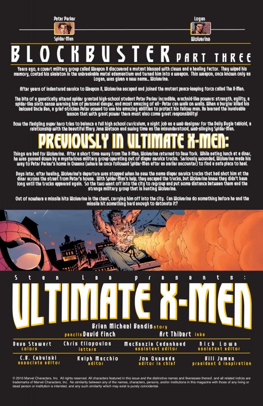 ULTIMATE X-MEN #36 (2003) DAVID FINCH | DIRECT EDITION