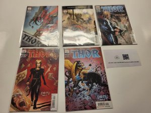 5 Marvel Comic Books Thor #7 8 9 10 12 24 SM4