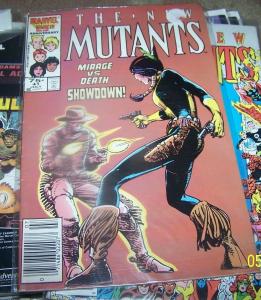 NEW MUTANTS   # 41   marvel   X MEN mirage vs death