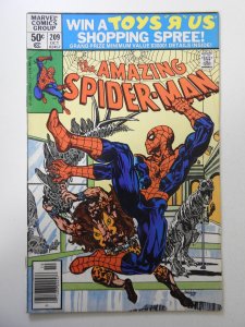 The Amazing Spider-Man #209 (1980) VG+ Condition moisture stain