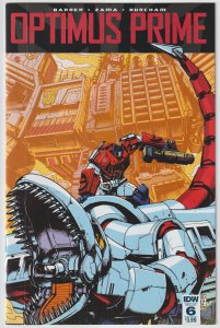 Optimus Prime #6 (Apr 2017, IDW), VFN-NM condition (9.0)