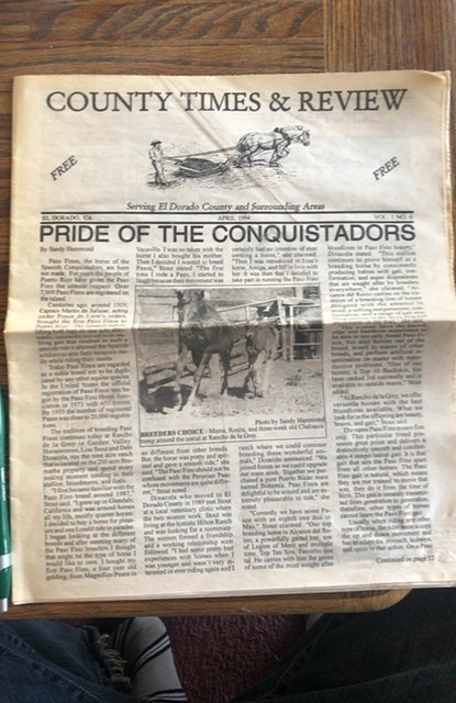 County times&review April 1994, el Dorado,CA