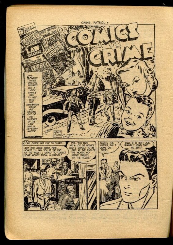 Crime Patrol #4 1953--Pre-code crime & horror-bondage panels-Comics Crime s...