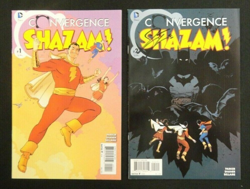 Shazam! #1-2 SIgned by James Tynion Shazam! & Batman Teamup Lot of 2 NM 