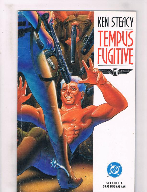 Tempus Fugitive #4 DC Comics Comic Book Ken Steacy 1990 DE30