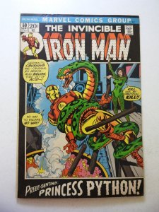 Iron Man #50 (1972) VG+ Condition moisture stain bc