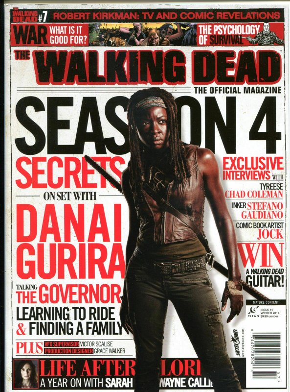 WALKING DEAD MAGAZINE #7, VF+, Zombies, Horror, Kirkman, 2012, more TWD in store