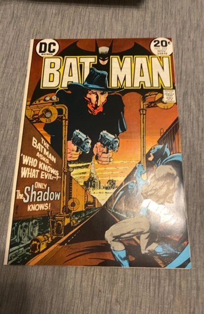 Batman #253  (1973) vs the shadow Neal adams