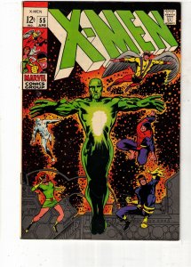 Z X-Men #55 1969 NM- 50% OFF WOW! Living Pharaoh Origin Angel Smith Art BEANTOWN