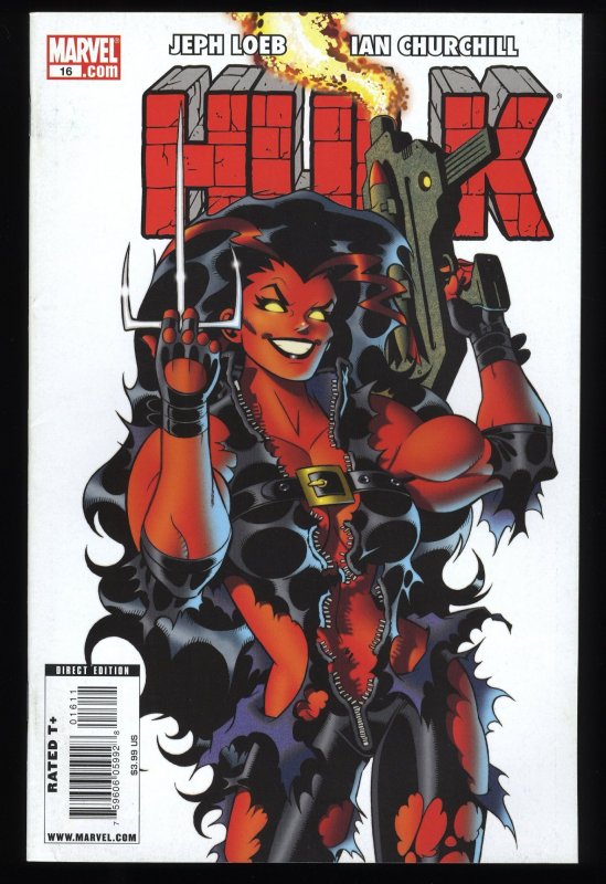 Hulk #16 NM- 9.2 1st Appearance Red She-Hulk!