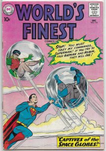 World's Finest Comics   #114 GD Superman/Batman, Green Arrow, Tommy Tomorrow
