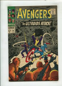 AVENGERS #36 (8.0) THE ULTROIDS ATTACK!! 1966