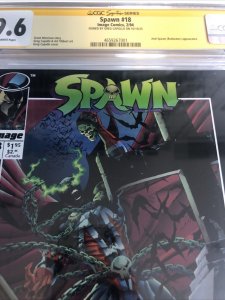 Spawn (1994) # 18 (CGC 9.6 SS) Signed Greg Capullo * Image Comics * Morrison