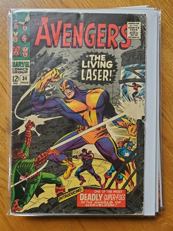 Avengers #34 Marvel (66) VG-